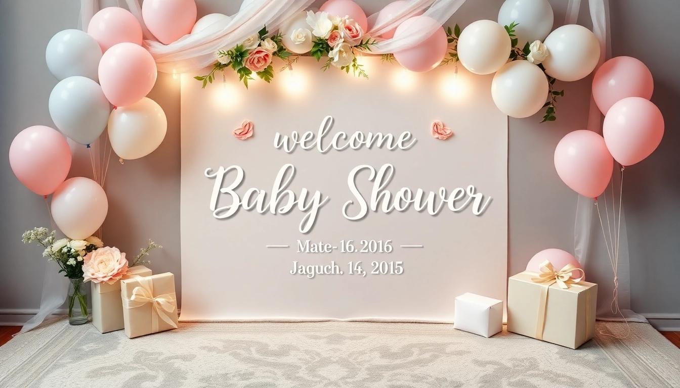 Creative Ideas to Design a Memorable Baby Shower Welcome Sign That Guests Will Love